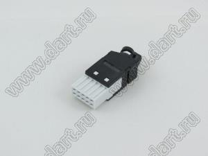9001-8210С10G1A (DIN 41612-10AB-FS-IDC) розетка IDC на плоской кабель с шагом 1.27 мм 2-х рядная; 10-конт.; P=2,54мм
