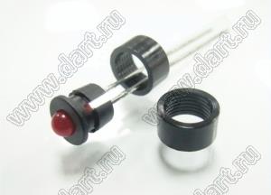 LED3-1B стопорное кольцо для держателя LED3-2; нейлон-66 (UL); черный