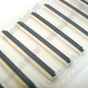1226-80-02 розетка SMD для плоского шлейфа (FPC); шаг 0,5мм; 80-конт.; контакты снизу