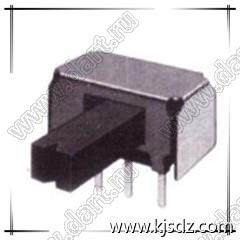 SK-12D09-G6 переключатель движковый угловой; 1P2T; I=0,3А; U=50В