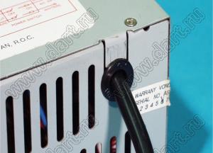 NB-3034 втулка проходная под кабель; C=30,4мм; нейлон-66 (UL); цвет черный