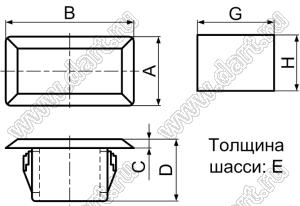 MSQ серия (заглушки прямоугольных отверстий)