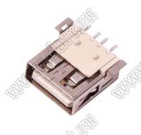 US01-661 розетка USB2.0 на плату SMD тип A