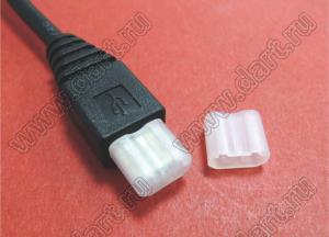 KPS-21 заглушка разъема mini USB; полиэтилен PE; натуральный
