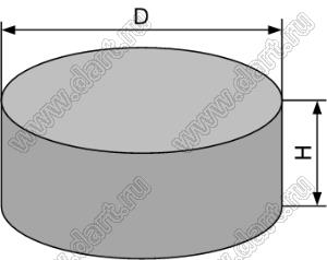 BLMAG-100030 магнит постоянный цилиндрический; NdFeB N35; D=10,0мм; H=3,0мм