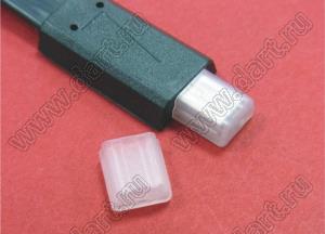 KPS-20 заглушка разъема mini USB; полиэтилен PE; натуральный