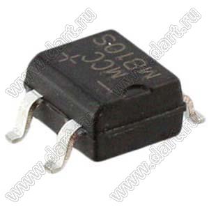 B6S (MB6S) мост диодный SMD; 600В