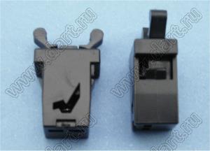 DT-4 защелка дверцы; нейлон-66 (UL) + полиоксиметилен POM; черный