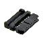 4400-16SR (IDC2-16F, DS1017-16NA2B) розетка IDC, шаг 2,0x2,0мм на плоский кабель (шлейф), имеющий шаг 1,0 мм; 2x8-конт.