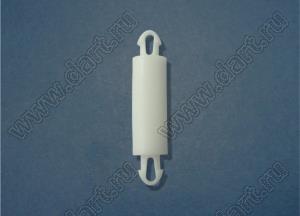 MADA-6 фиксатор платы с двумя защелками; A=6,0мм; dп=2.5мм; s=1.6мм; d отв.=2.5мм; t=1.6мм; нейлон-66 (UL); натуральный