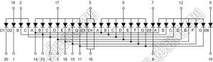 BJ3432BY индикатор светодиодный; 0.33"; 3,5-разр.; 7-сегм.; желтый; общий анод