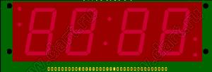 BJ41402GPG индикатор светодиодный; 1.4"; 3+6/7-разр.; 7-сегм.; зеленый; общий анод