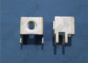 PCB-15(M4) терминал винтовой для пайки в печатную плату; M4x0,7; латунь луженая; 0,8мм
