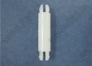 MSP-8 (PSA-8, SP-8) фиксатор платы с двумя защелками; A=8,0мм; dп=4,0мм; s=1,6мм; d отв.=4,0мм; t=1,6мм; нейлон-66 (UL); натуральный