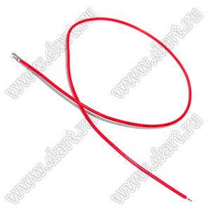 BLWTE1.25-200R (A1250-Te+FREE) 1571#28AWG провод с терминалом A1250-Te; длина 0.2м; A12501Te; цвет провода красный; P=1,25мм