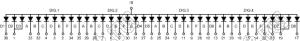 BJ2451DE индикатор светодиодный; 0.25"; 4-разр.; 7-сегм.; оранжевый; общий анод