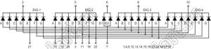 BJ3491AW индикатор светодиодный; 0.39"; 4-разр.; 7-сегм.; белый; общий катод