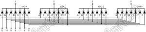 BJ3461EY индикатор светодиодный; 0.36"; 4-разр.; 7-сегм.; желтый; общий катод