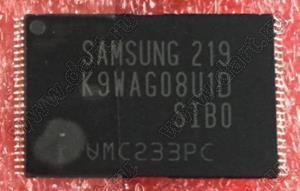 K9WAG08U1D-SIB0000 микросхема памяти NAND FLASH MEMORY 1G x 8 Bit; Uпит.=2,70...3,60В