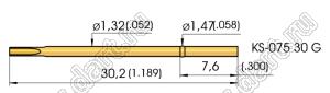 KS-075-30G контакт-пробник