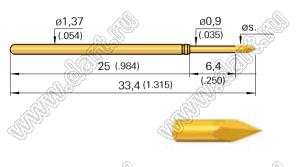 GKS-100-291-090-A-2000 контакт-пробник