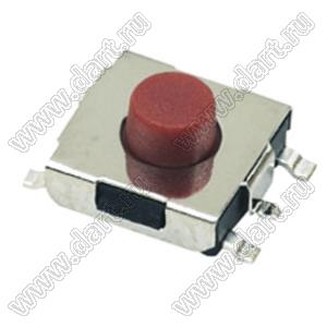 TSTP025 кнопка тактовая SMD; 6,2x6,6x2,5мм