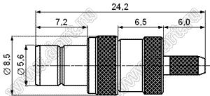 JC3.660.256 (SMB-C-75ZJ2) разъем ВЧ