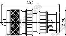 JC3.640.279 (BNC/UHF-JJ) переходник ВЧ