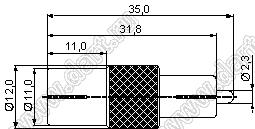 JC3.640.065 (TAC/C6-KJ) переходник ВЧ