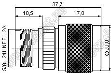 JC3.640.037 (N/UHF-KJ) переходник ВЧ