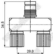 JC3.640.097 (L9-75JKJ-20) переходник ВЧ