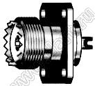 JC3.660.105 (UHF-KF-1) разъем ВЧ фланцево-монтажный