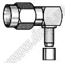 JC3.650.257 (SMA-C-JW2) разъем ВЧ 50 Ом для гибкого кабеля угловой