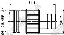 JC3.640.280 (BNC/UHF-KK) переходник ВЧ