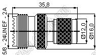 JC3.640.073 (M/UHF-JK) переходник ВЧ