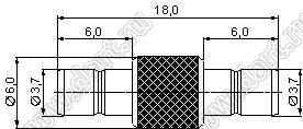 JC3.640.089 (SMB-50JJ) переходник ВЧ 50 Ом