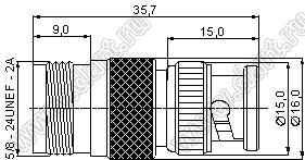 JC3.640.154 (N/BNC-75KJ) переходник ВЧ