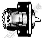 JC3.660.106 (UHF-KF-2) разъем ВЧ фланцево-монтажный