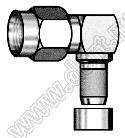 JC3.650.050 (SMA-C-JW3) разъем ВЧ 50 Ом для гибкого кабеля угловой
