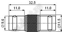JC3.640.009 (BNC-50KK) переходник BNC