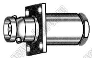 JC3.660.000 (BNC-KF2-1) разъем ВЧ 50 Ом для гибкого кабеля