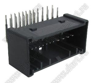 DJ7245E-1.0/2.2-10AW-2 (6309311816) разъем штырьковый автомобильный внутренний 1,0 мм