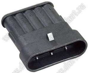 DJ7051-1.5-11AB (TE 282107-1) корпус соединителя на провод 5 конт.