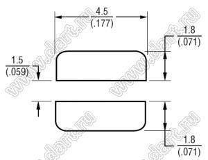 SDR0403-181KL дроссель SMD неэкранированный; L=180мкГн; Irms=0,24А (макс.)