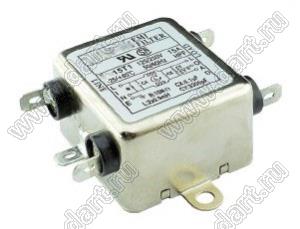 YC05T1 однофазный фильтр от помех; I max=5А; Uном=125/250 VAC