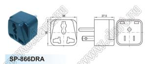 SP-866DRA (WD-5) переходник NEMA 6-50P / универсальный