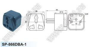 SP-866DBA-1 (WD-11) переходник SEV 1011 / универсальный