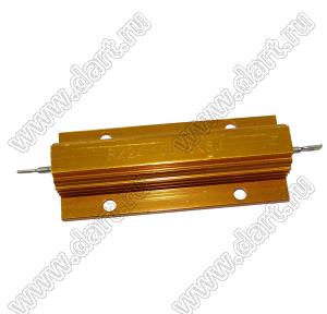 AH (RXG24) 100W-4h 6K8 J резистор постоянный в алюминиевом радиаторе; P=100Вт; R=6,8 кОм; 5%; фланец с 4 отв.