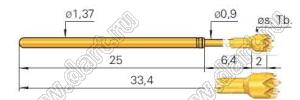 GKS-100-306-200A-1500L контакт-пробник