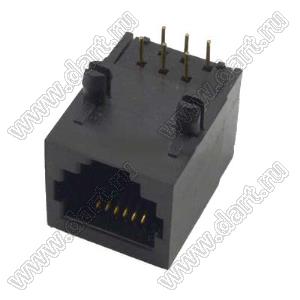 RJ11-9801-6P6C-SOCKET разъем телекоммуникационный RJ; 6P6C